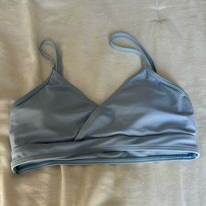 Light blue bikini top